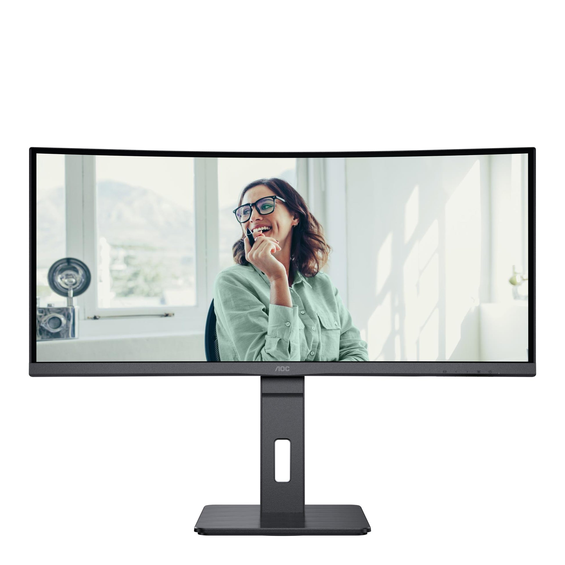 AOC LCD Monitor AOC 34 " 3440 X 1440 Pixels Ultrawide Quad HD Native Aspect Ratio 21:9 LED Curved
