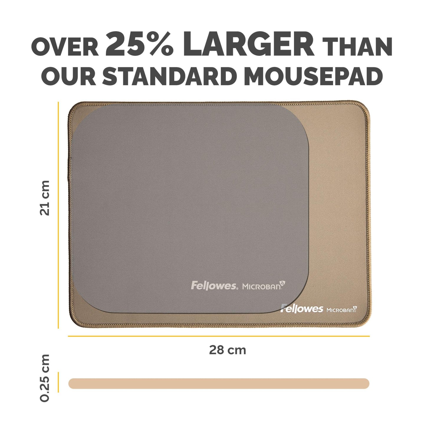 Fellowes Mouse Pad Breyta XL - Sand