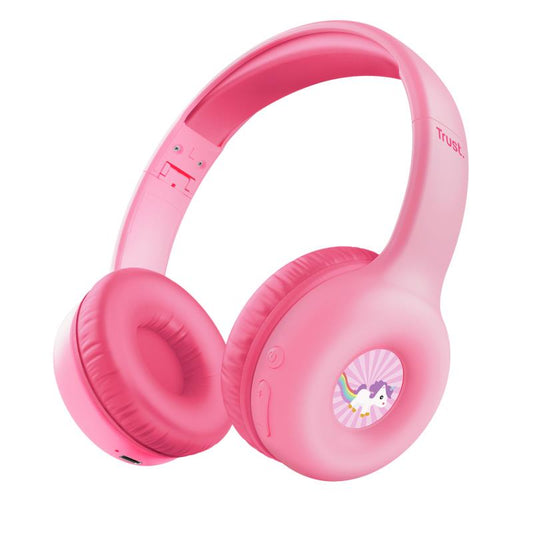 Trust Headphones Wireless Nouna Kids - Pink