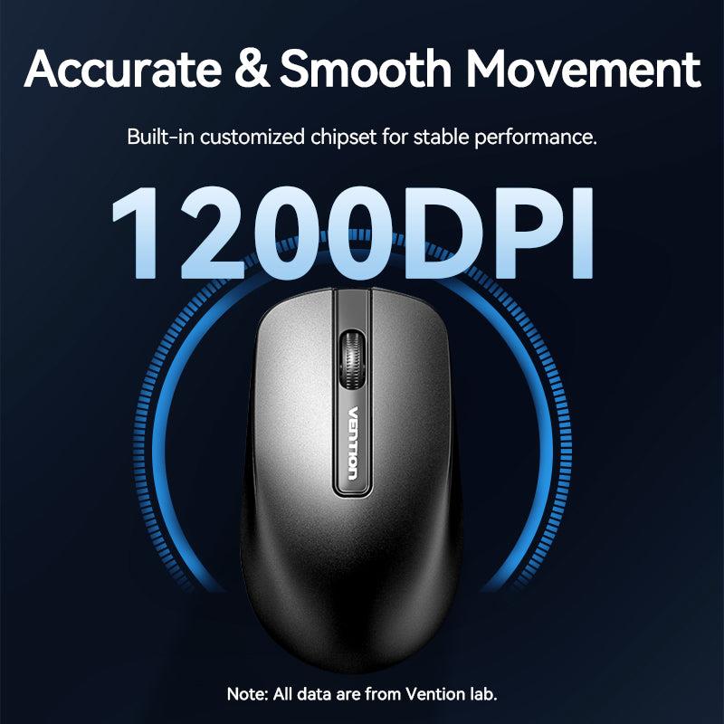 Vention Mouse USB Optical Black - Ktabg