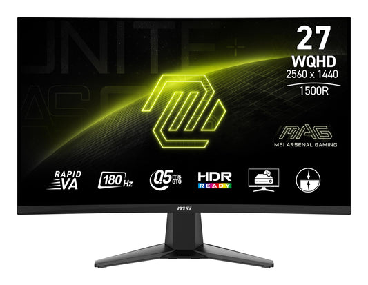 MSI LCD Monitor MSI 27 " 2560 X 1440 Pixels Quad HD Native Aspect Ratio 16:9 LCD Curved
