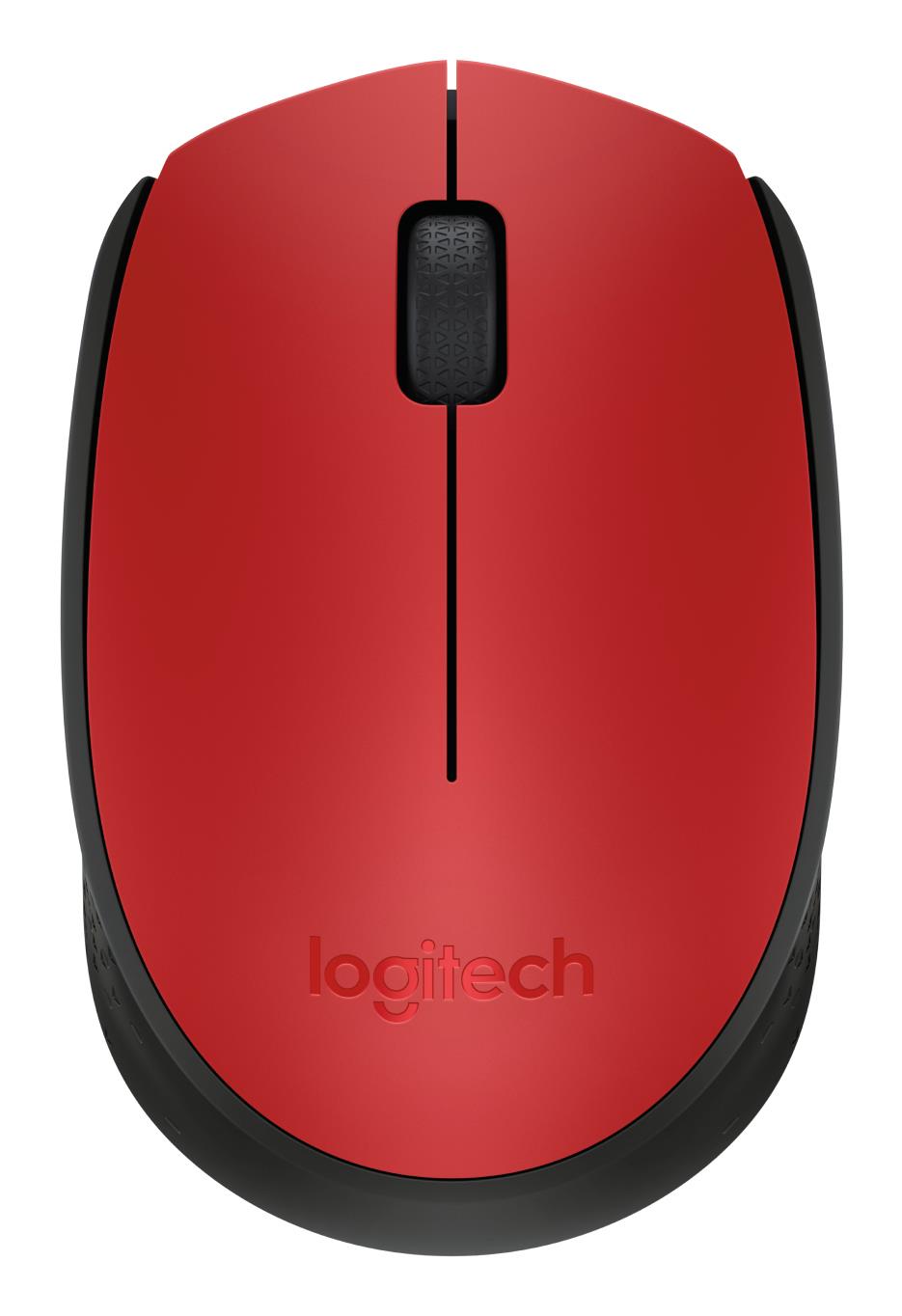 Logitech Mouse USB Optical Wireless M171 - RED