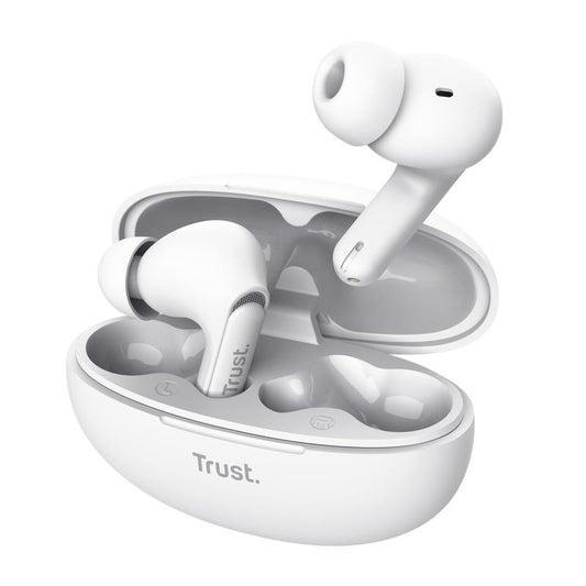 Trust Headset Earbuds Yavi Bluetooth ENC - White