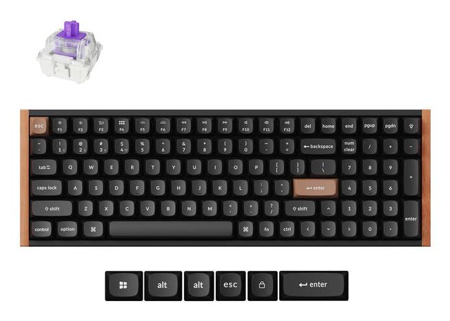 Keychron Keyboard Wireless K4 HE Special ED - Black
