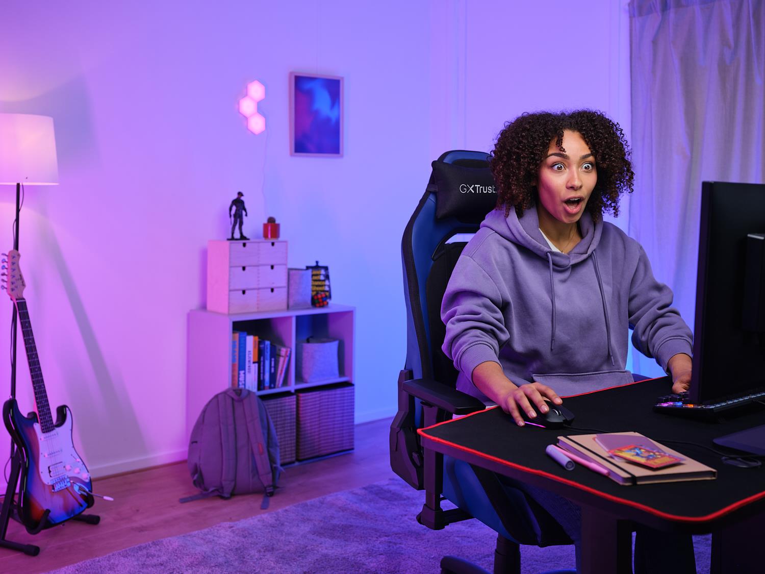 Trust Gaming Chair GXT 714B Ruya - Blue