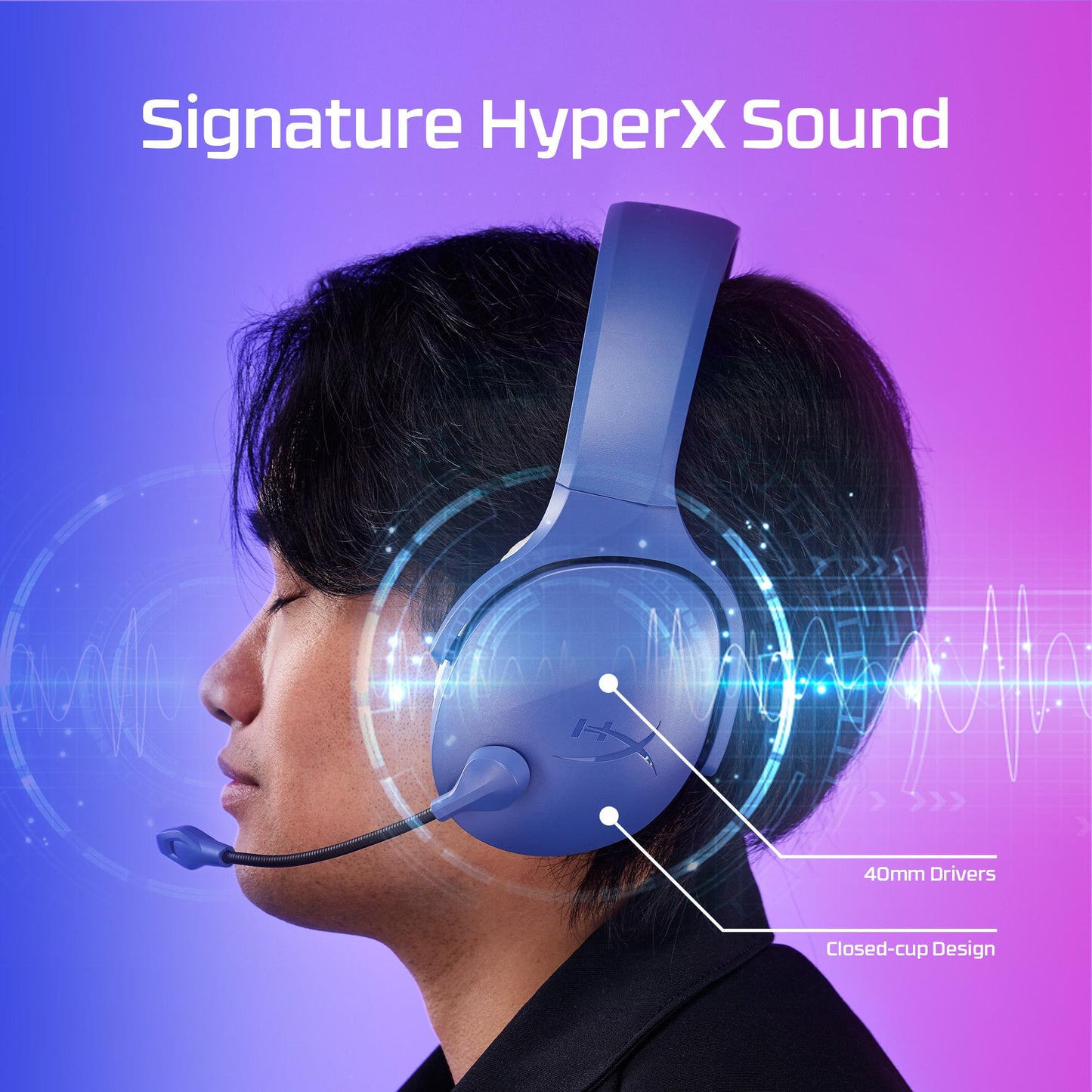 Hyperx Headset Hyperx Cloud JET - Wireless GAM BLU