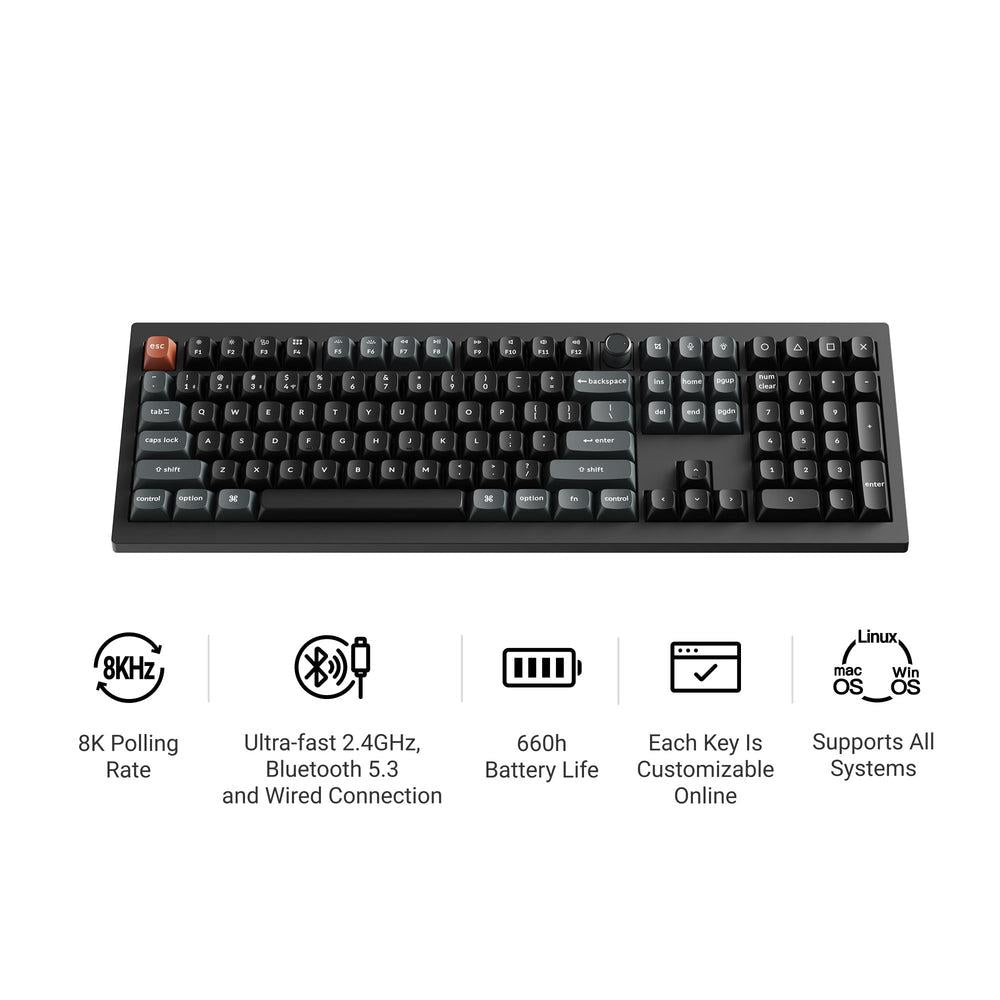 Keychron Keyboard Wireless V6 Ultra - Black