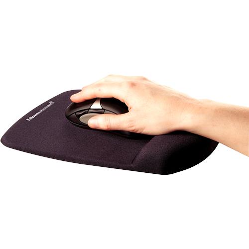 Fellowes Mouse Pad Plushtouch - Black
