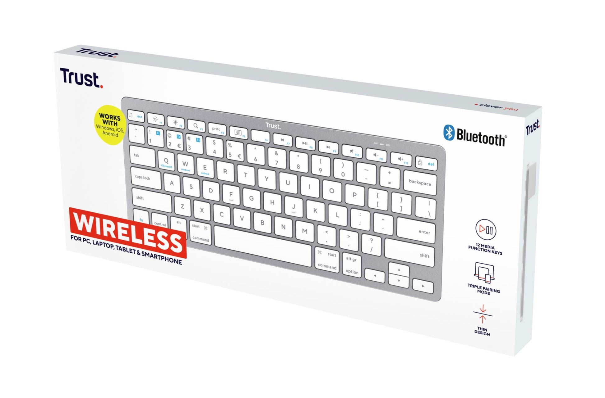 Trust Keyboard Wireless Basics Bluetooth - English