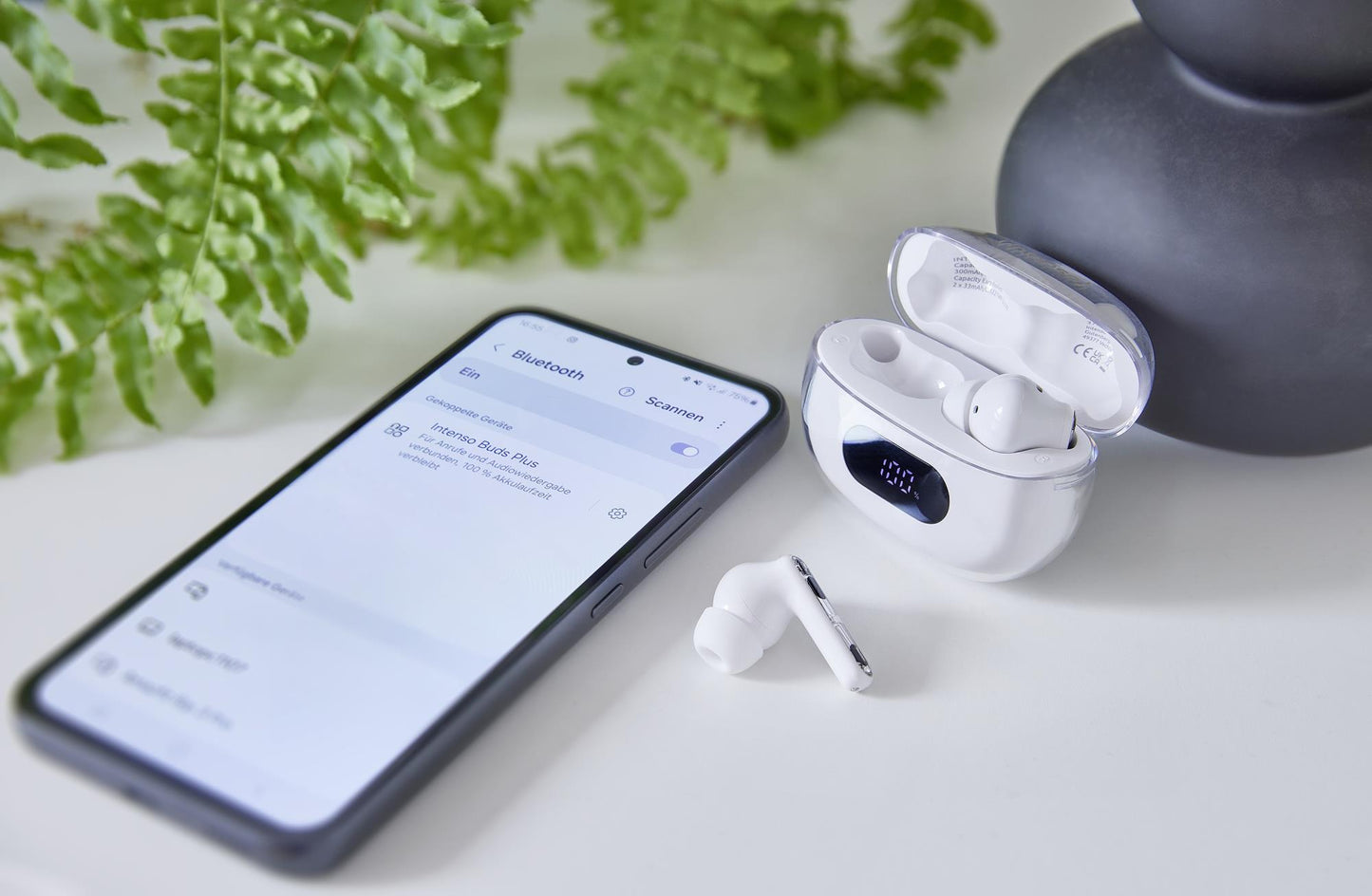 Intenso Headset Buds Plus T310AE - White