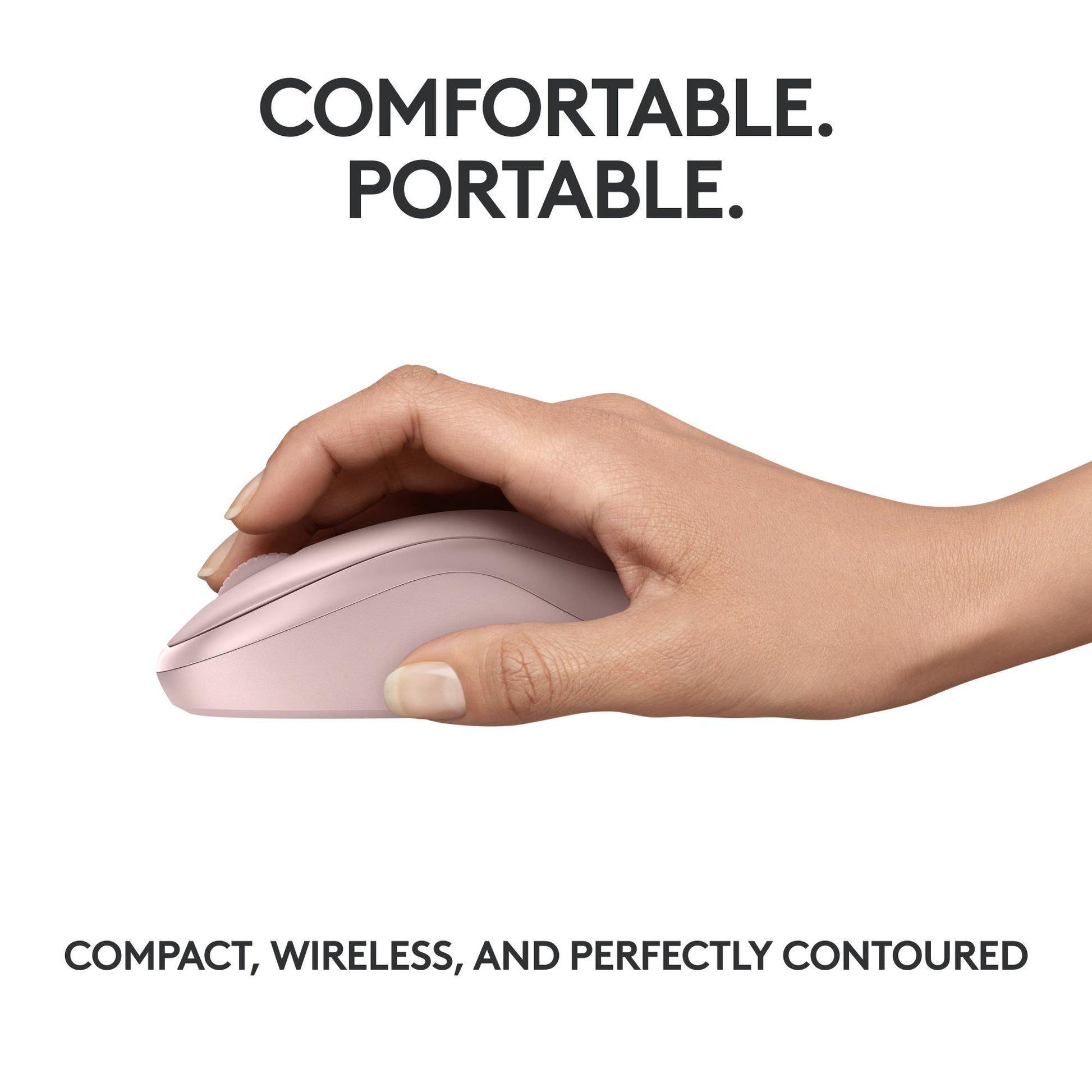 Logitech Mouse Blueth Optical M240 - Rose