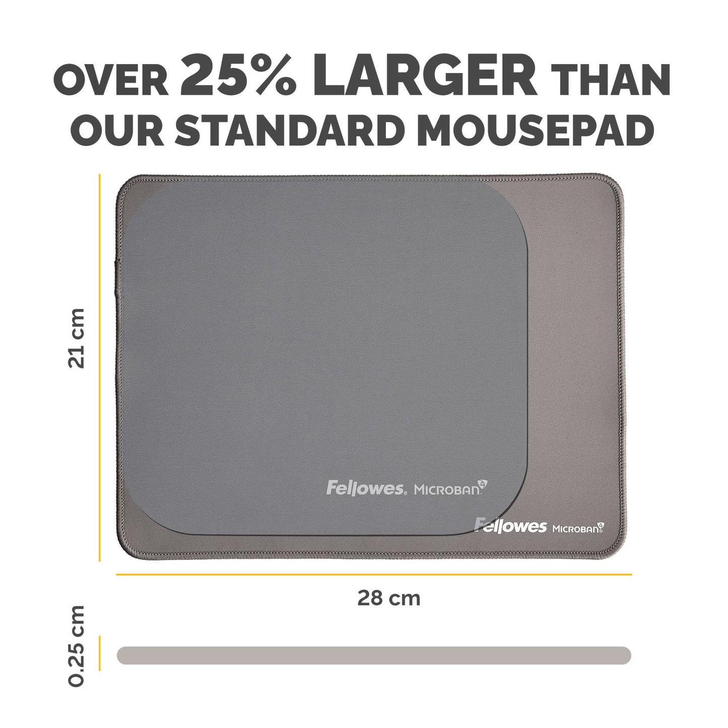 Fellowes Mouse Pad Breyta XL - Grey