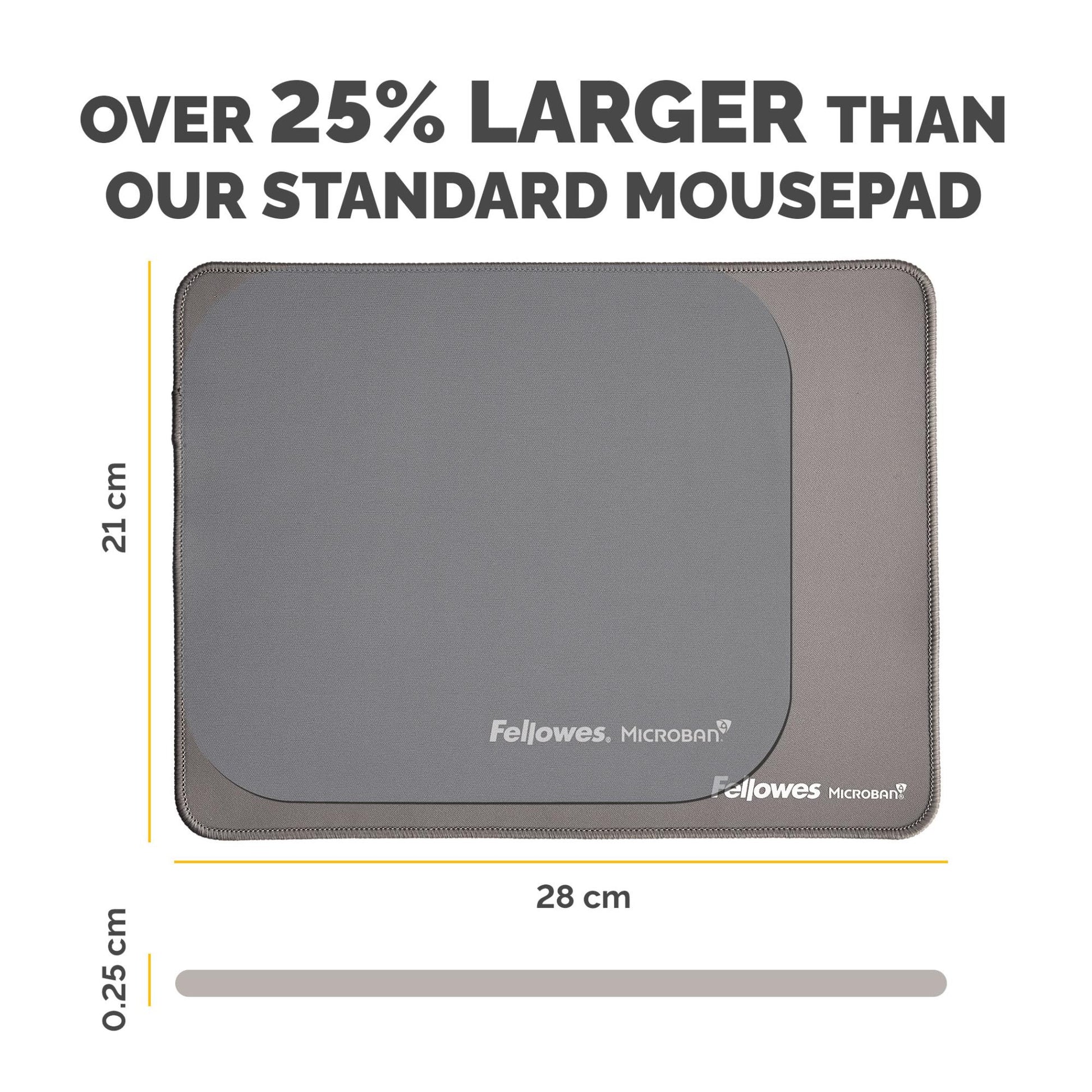 Fellowes Mouse Pad Breyta XL - Grey