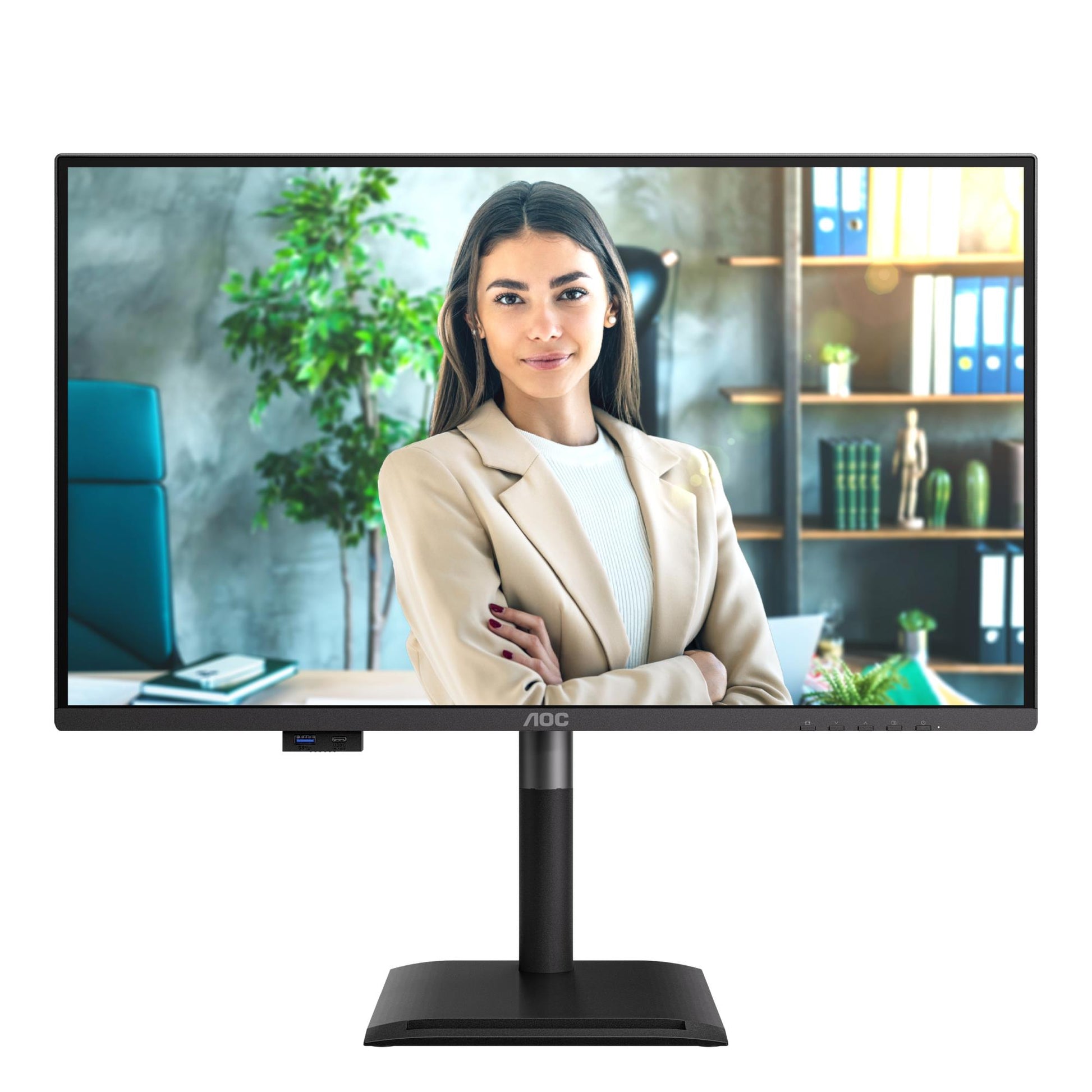AOC LCD Monitor AOC 27 " 2560 X 1440 Pixels Wide Quad HD Native Aspect Ratio 16:9 Flat