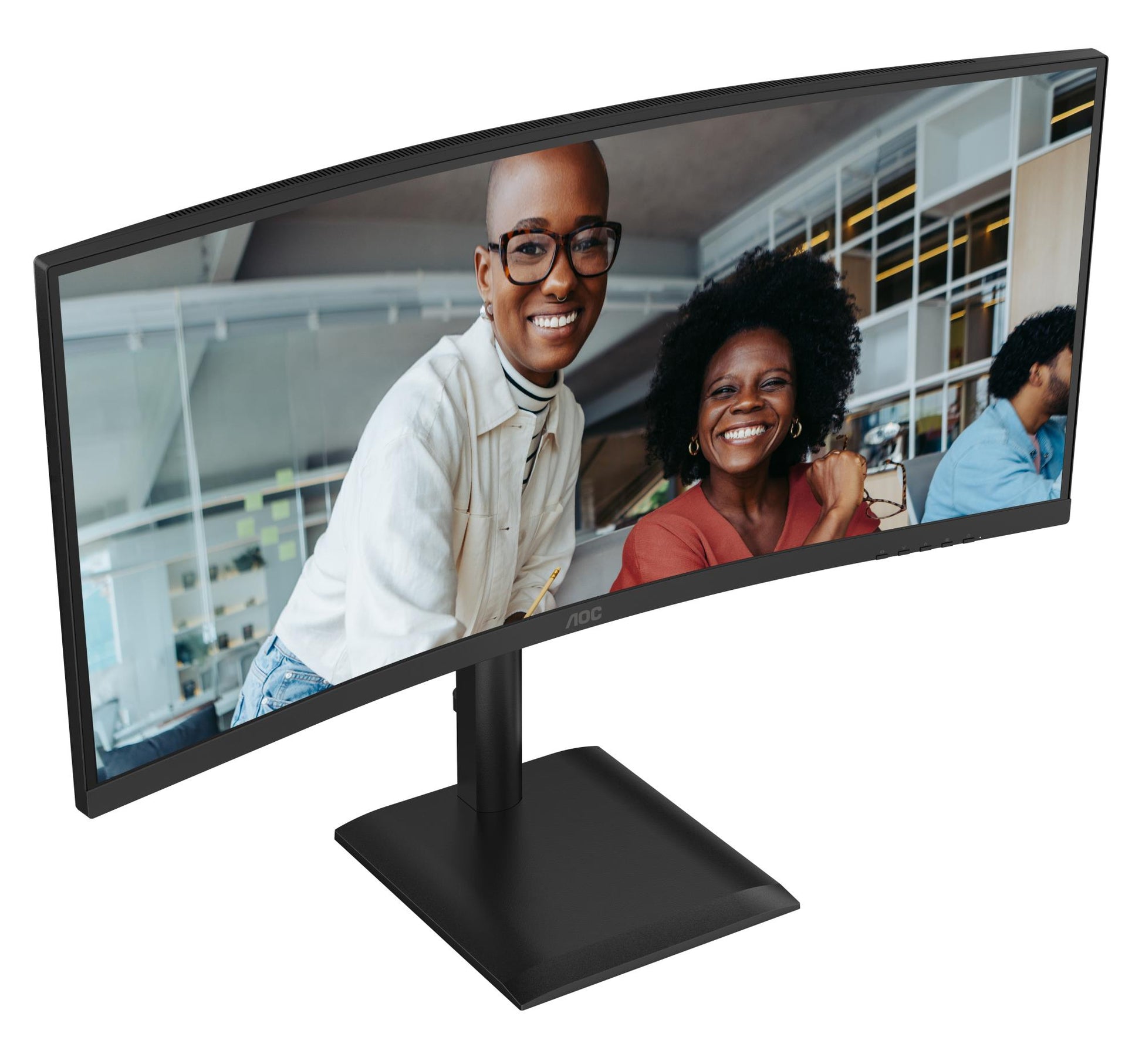 AOC LCD Monitor AOC 34 " 3440 X 1440 Pixels Ultrawide Quad HD Native Aspect Ratio 21:9 LCD Curved