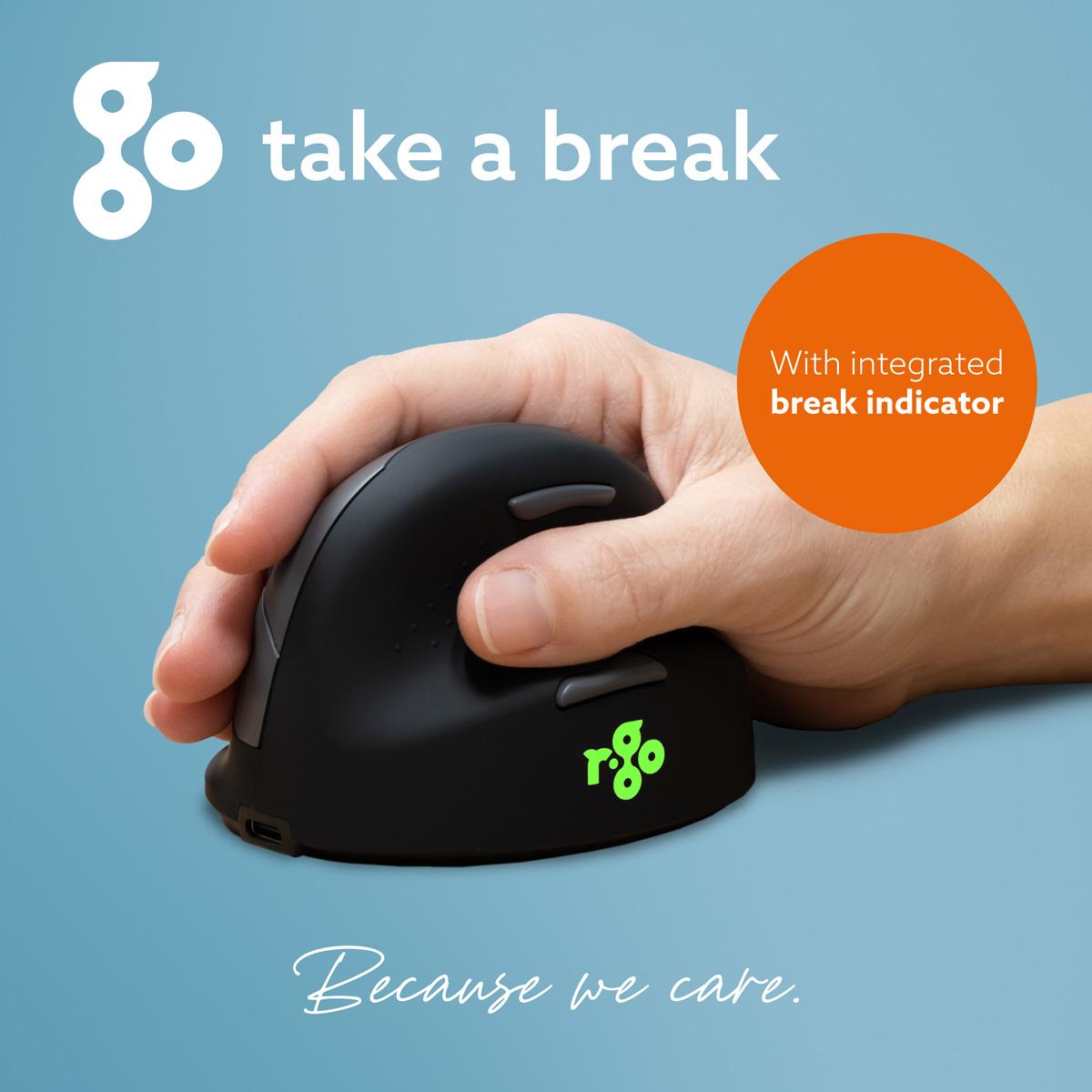 R-GO Tools Mouse USB Optical Break - Black