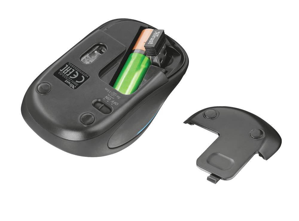 Trust Mouse USB Optical Wireless YVI FX - Black