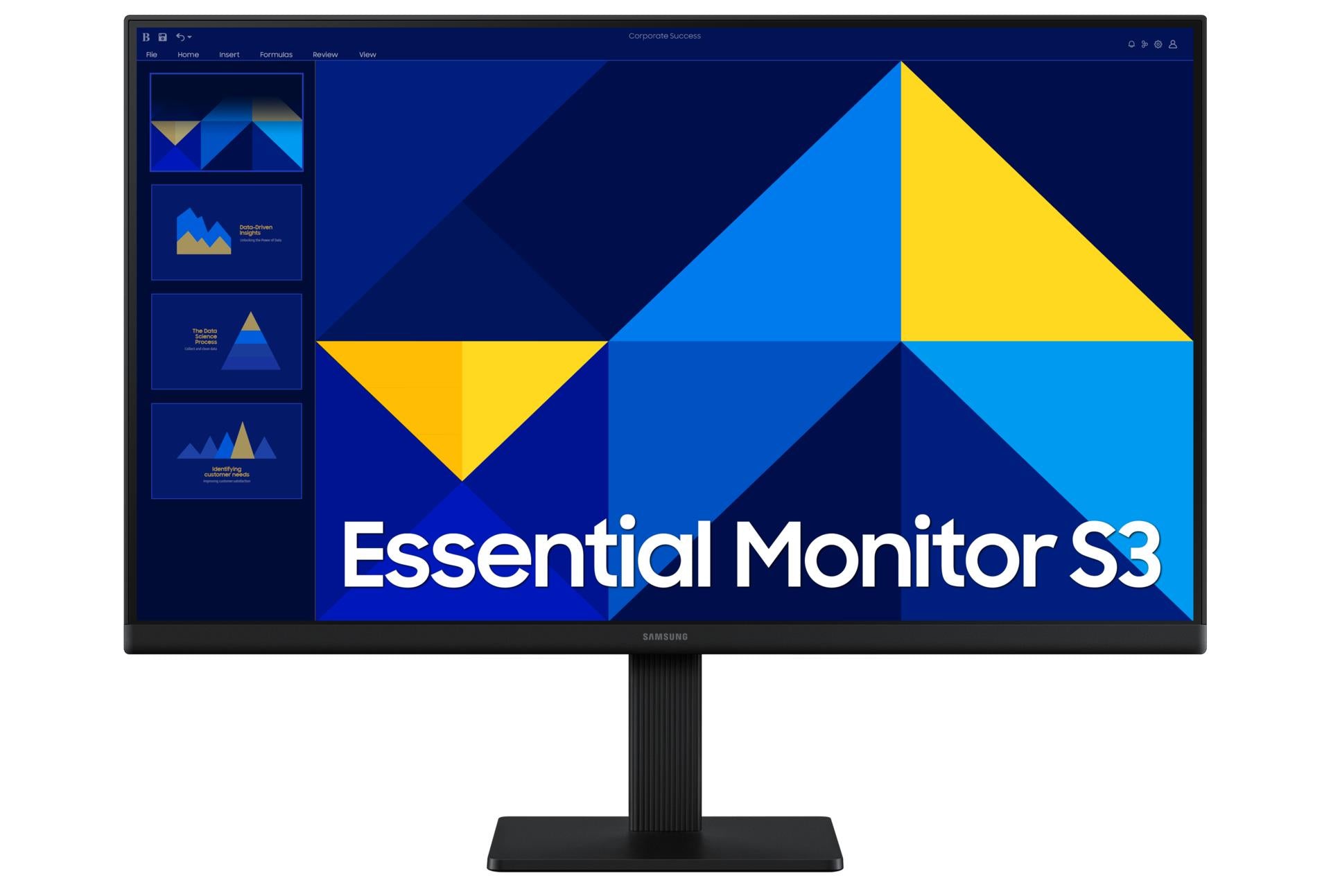 Samsung LCD Monitor Samsung Essential Monitor S3 24" Panel IPS 1920X1080 16:9 100Hz 5 Ms