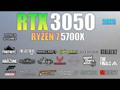 Gaming PC Entry – AMD Ryzen™ 7 5700X & NVIDIA® GeForce RTX 3050 6GB