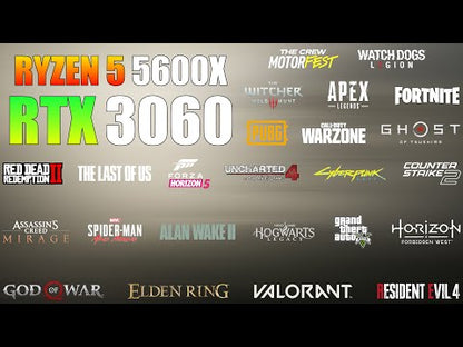 Gaming PC Entry – AMD Ryzen™ 5 5600 & NVIDIA® GeForce RTX 3060 12GB