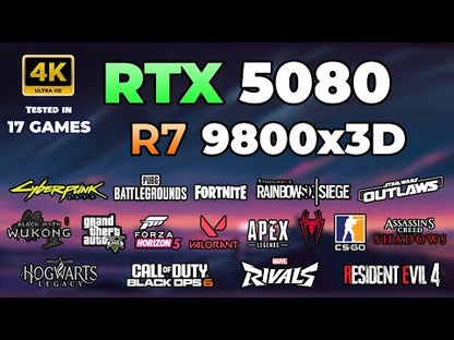 Gaming PC Premium – AMD Ryzen™ 7 9800X3D & NVIDIA® GeForce RTX™ 5080