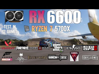 Gaming PC Entry – AMD Ryzen™ 7 5700X & AMD Radeon™ RX 6600 8GB