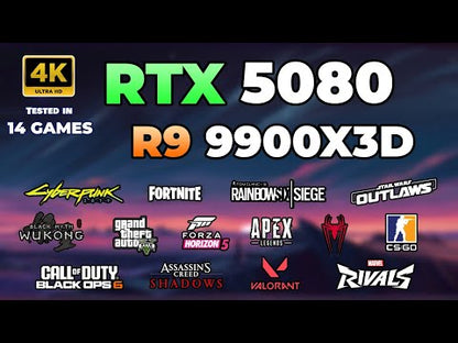 Gaming PC Premium – AMD Ryzen™ 9 9900X3D & NVIDIA® GeForce RTX™ 5080 16GB