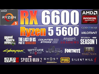 Gaming PC Entry – AMD Ryzen™ 5 5600 & AMD Radeon™ RX 6600 8GB
